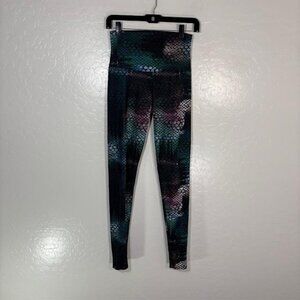 Onzie Leggings Womens S/M Multicolor Geometric High Rise Yoga Athletic Pants